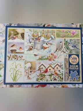 🧩 Cobble Hill Winter Birds 500 Piece Jigsaw Puzzle